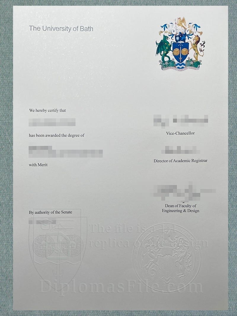巴斯大学学位, University of Bath Degree