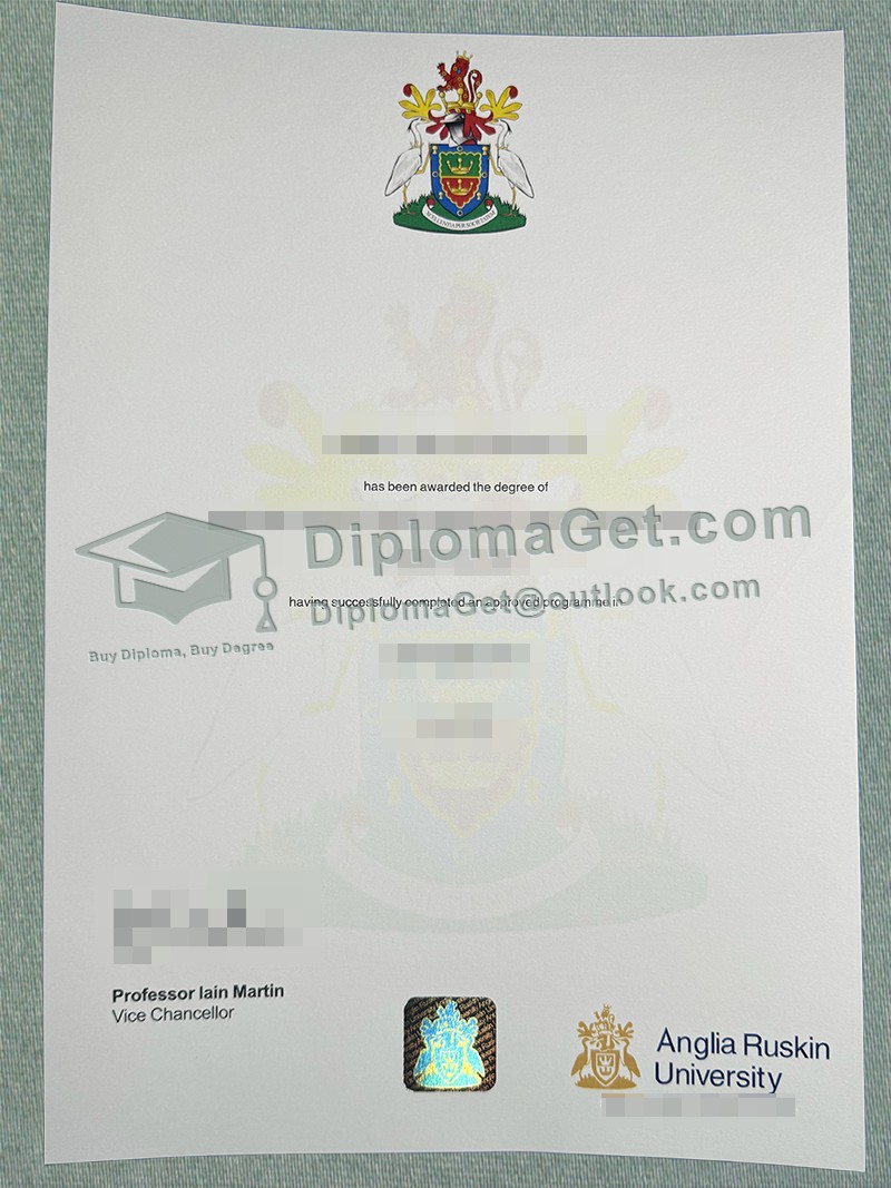 安格利亚鲁斯金大学文凭 Anglia Ruskin University Degree