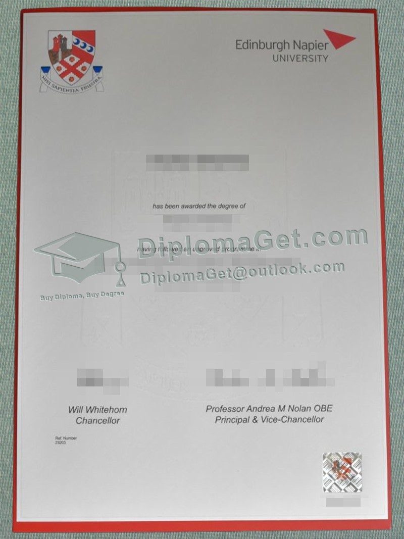 爱丁堡纳皮尔大学文凭 Edinburgh Napier University Diploma