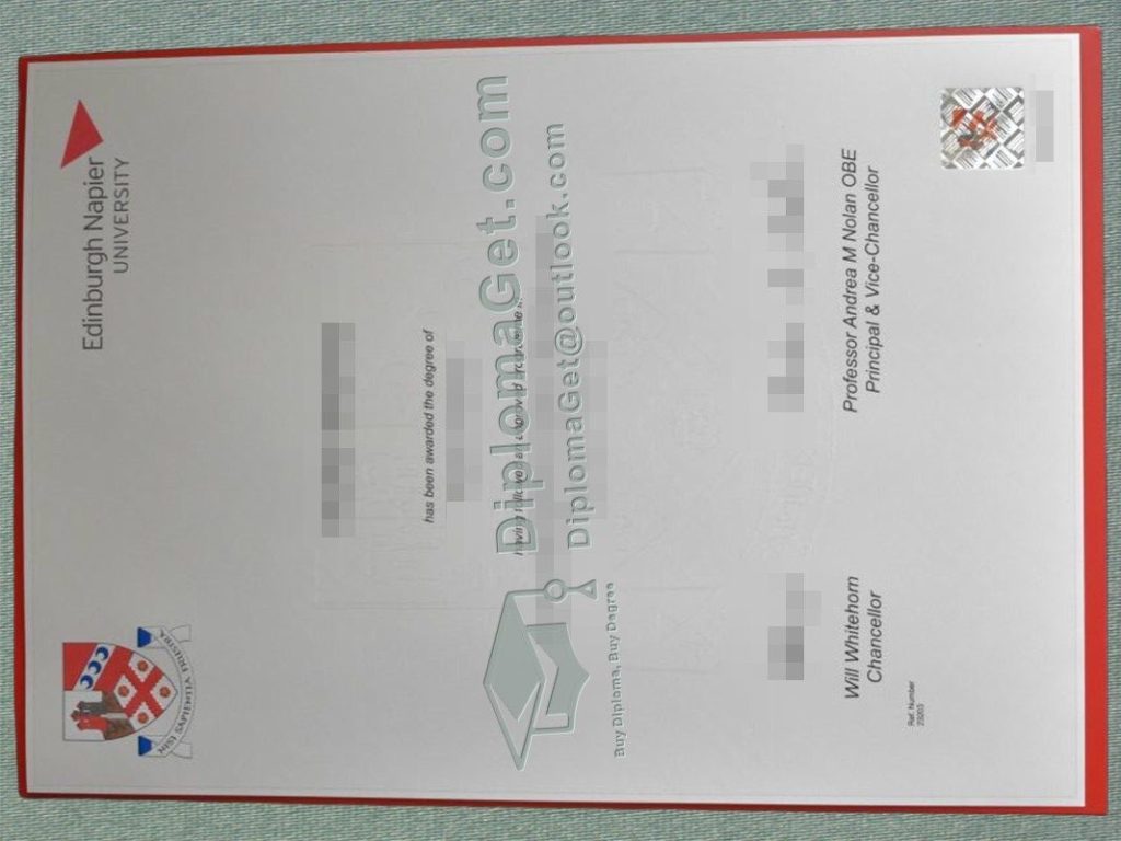 爱丁堡纳皮尔大学文凭 Edinburgh Napier University Diploma