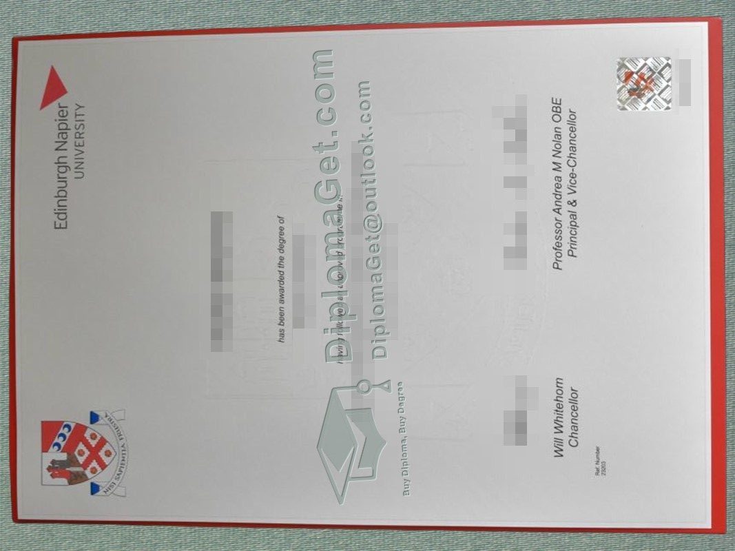爱丁堡纳皮尔大学文凭 Edinburgh Napier University Diploma