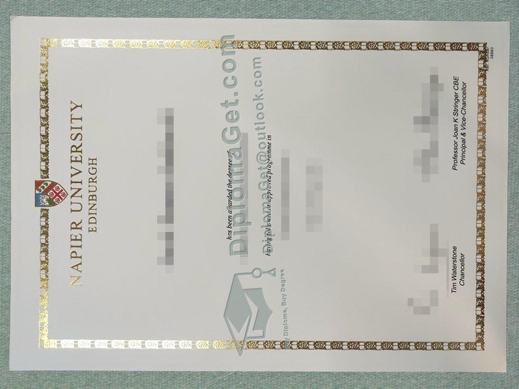 爱丁堡纳皮尔大学文凭 Edinburgh Napier University Degree