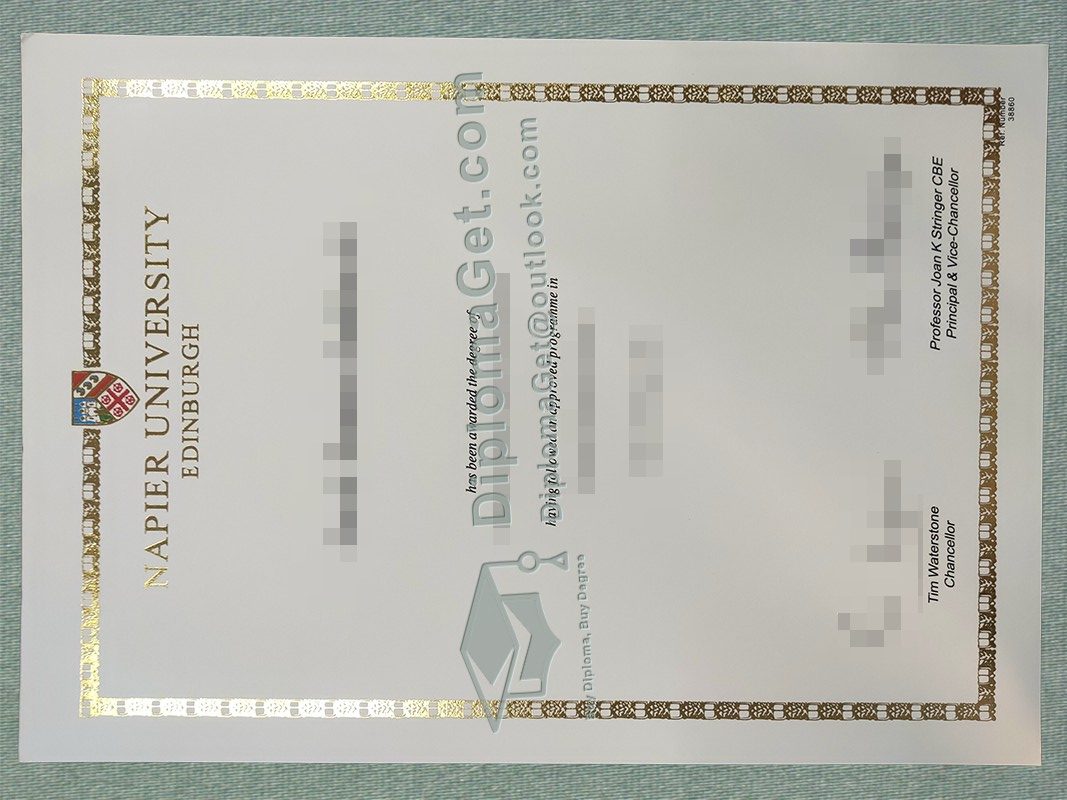 爱丁堡纳皮尔大学文凭 Edinburgh Napier University Degree