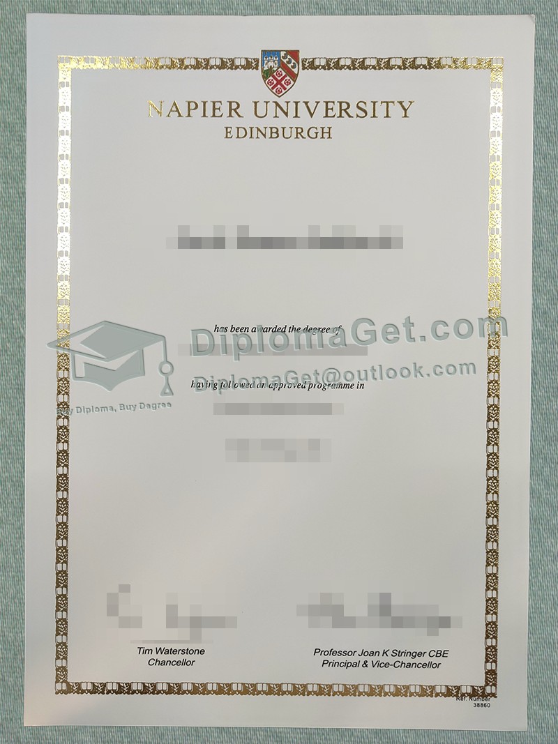 爱丁堡纳皮尔大学文凭 Edinburgh Napier University Degree