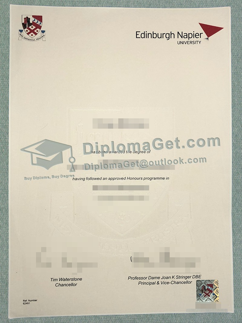 爱丁堡纳皮尔大学文凭Edinburgh Napier University Degree