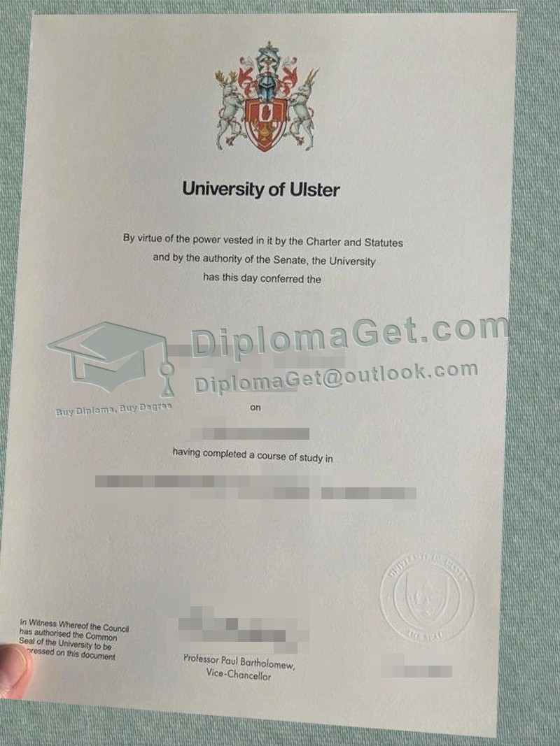 阿尔斯特大学文凭 University of Ulster Degree
