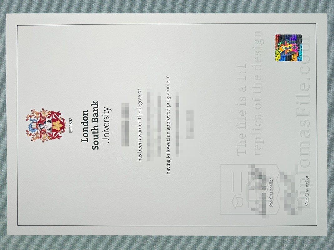 伦敦南岸大学学位, London South Bank University Degree