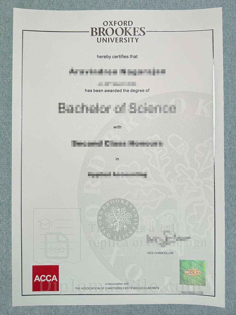 牛津布鲁克斯大学学位, Oxford Brookes University degree