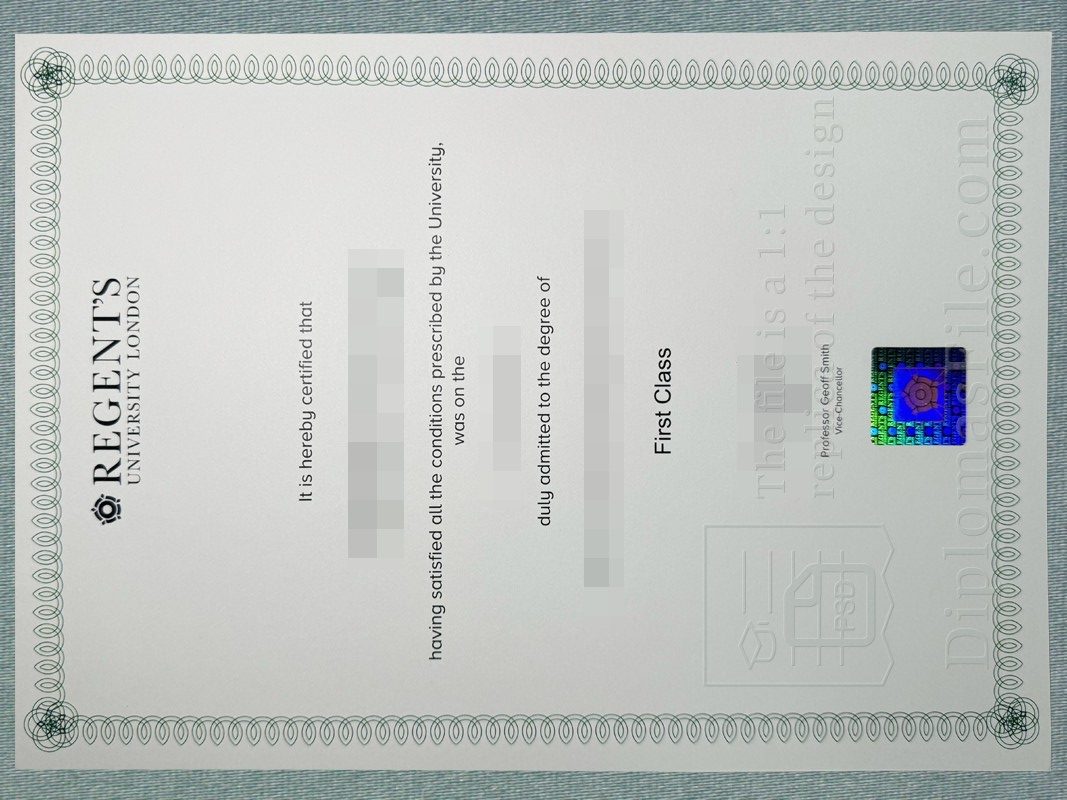 伦敦摄政大学学位, Regent's University London Degree