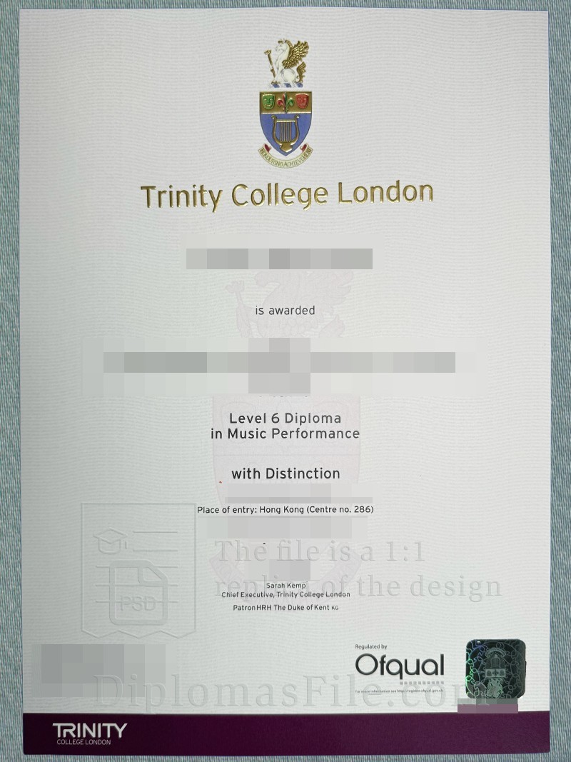 伦敦三一学院文凭, Trinity College London Diploma 伦敦三一学院文凭, Trinity College London Diploma