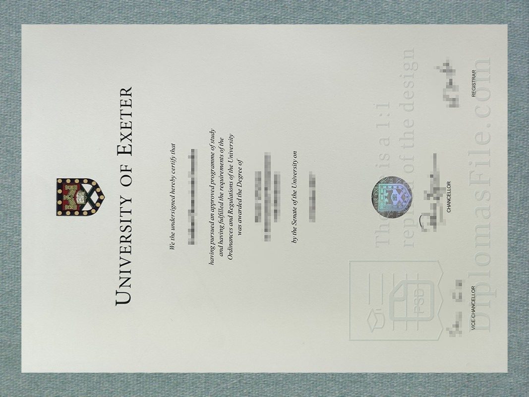 埃克塞特大学学位, University of Exeter Degree