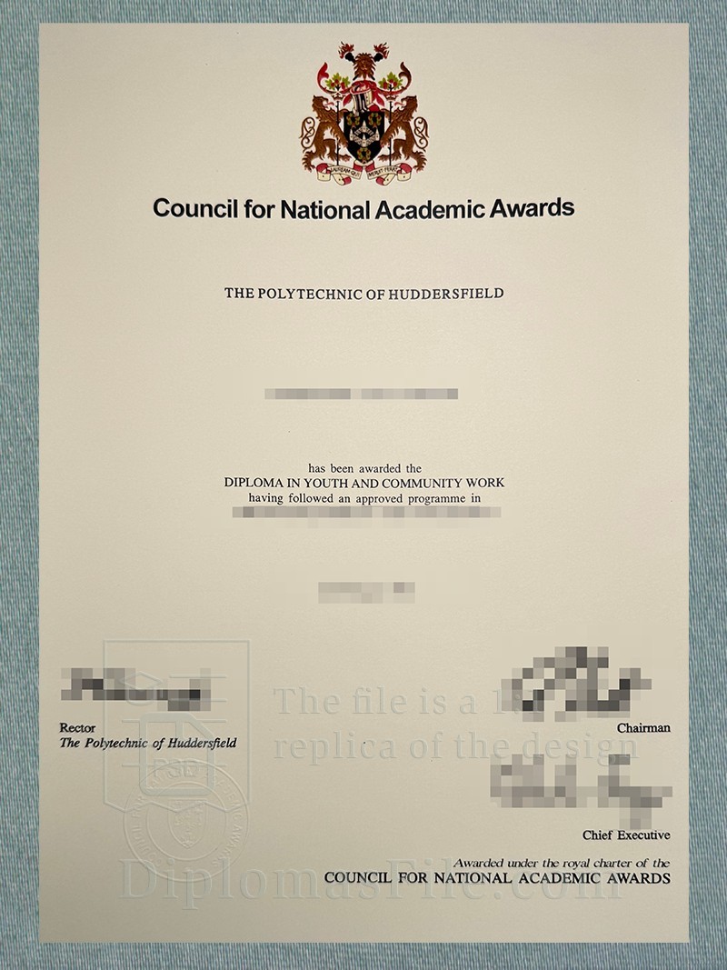 哈德斯菲尔德大学文凭, University of Huddersfield Diploma
