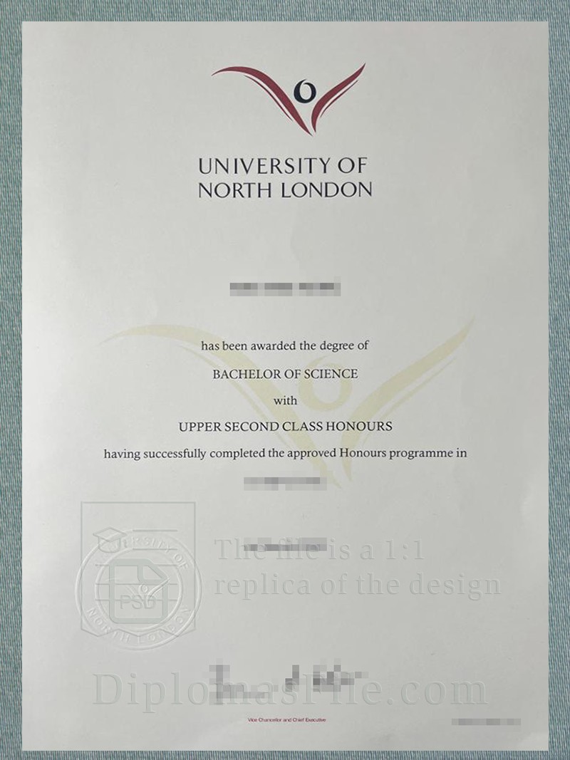 北伦敦大学学位, University of North London Degree