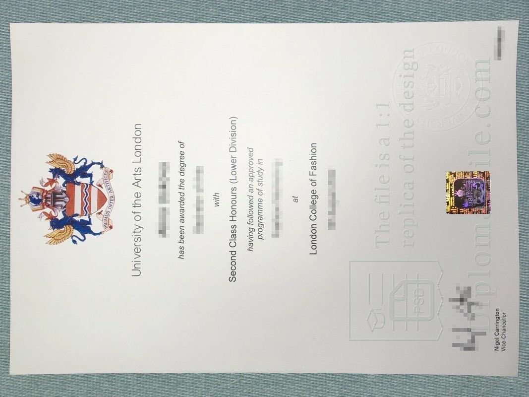 伦敦艺术大学文凭, University of the Arts London Degree