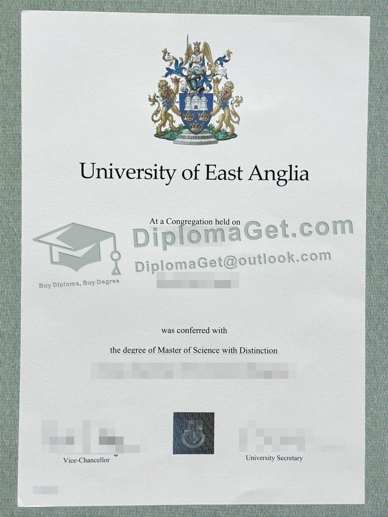 东安格利亚大学文凭 University of East Anglia Degree