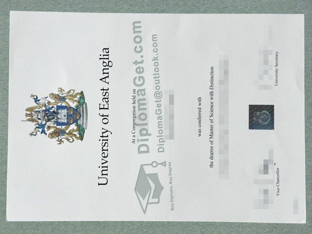 东安格利亚大学文凭 University of East Anglia Degree