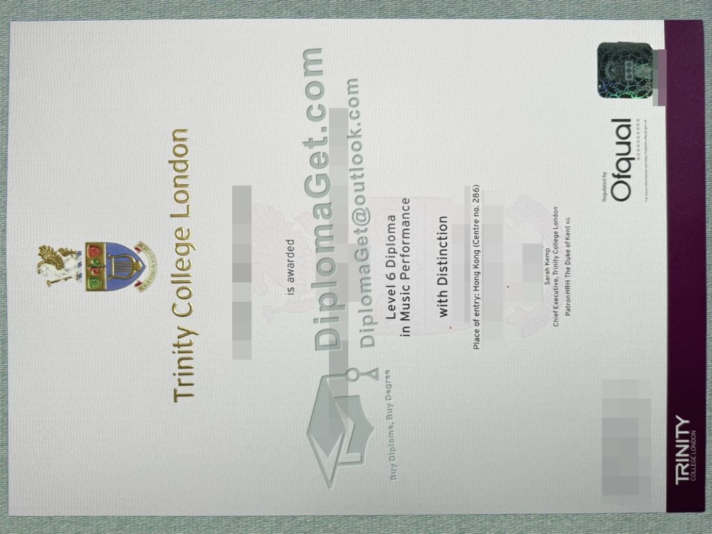 伦敦三一学院文凭, Trinity College London Degree