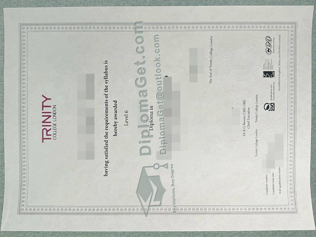 伦敦三一学院文凭, Trinity College London Diploma