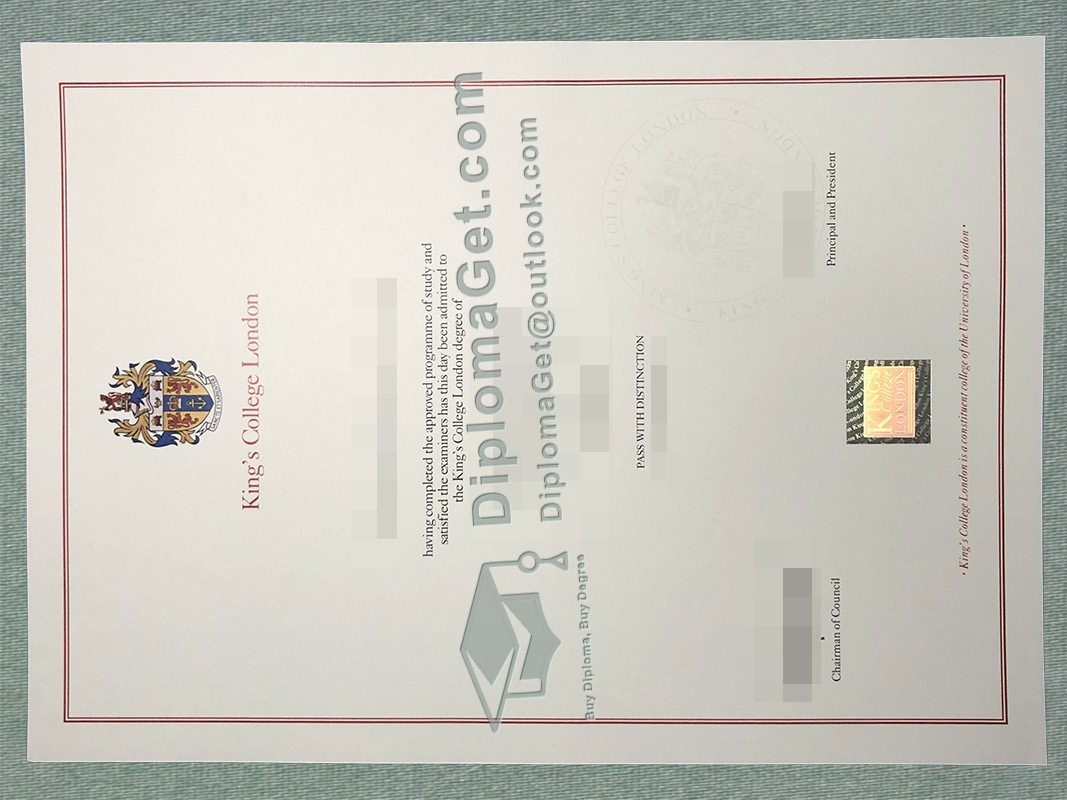 伦敦国王学院文凭, King's College London Degree