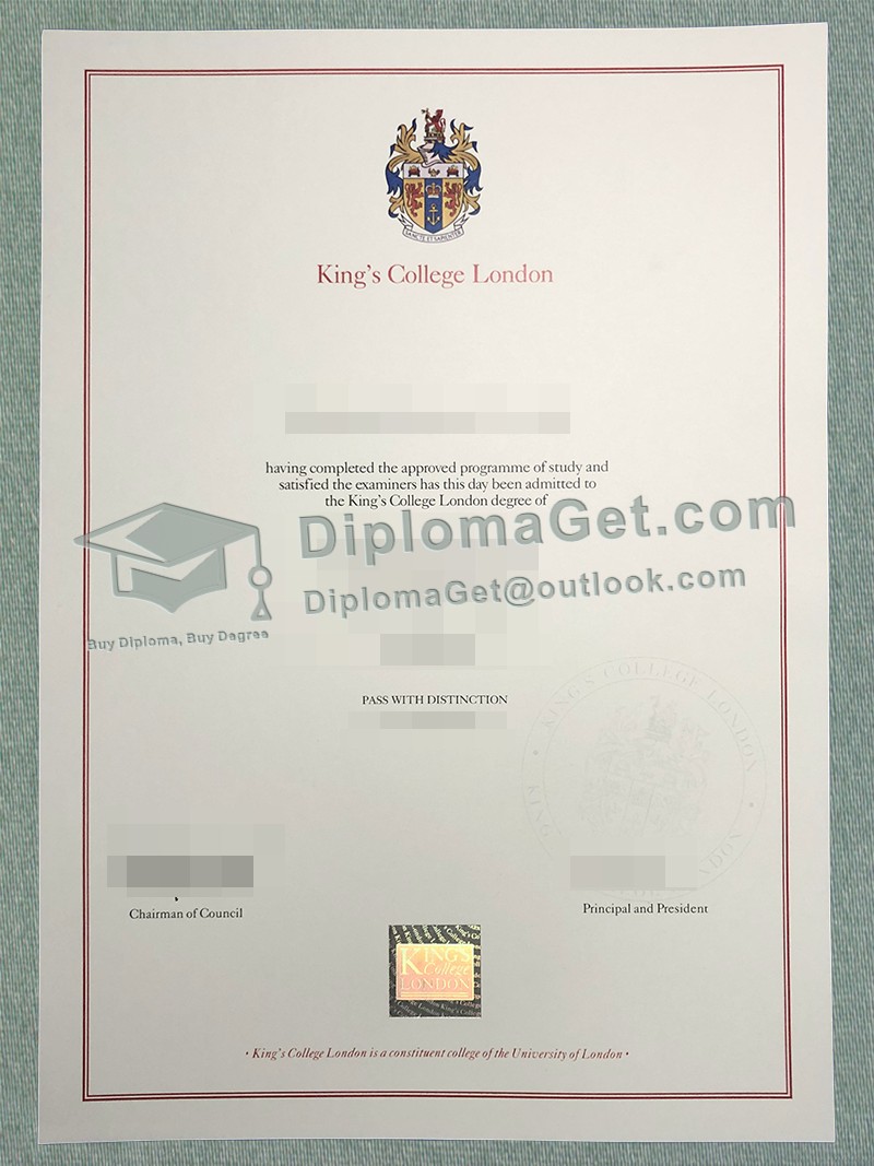 伦敦国王学院文凭, King's College London Degree