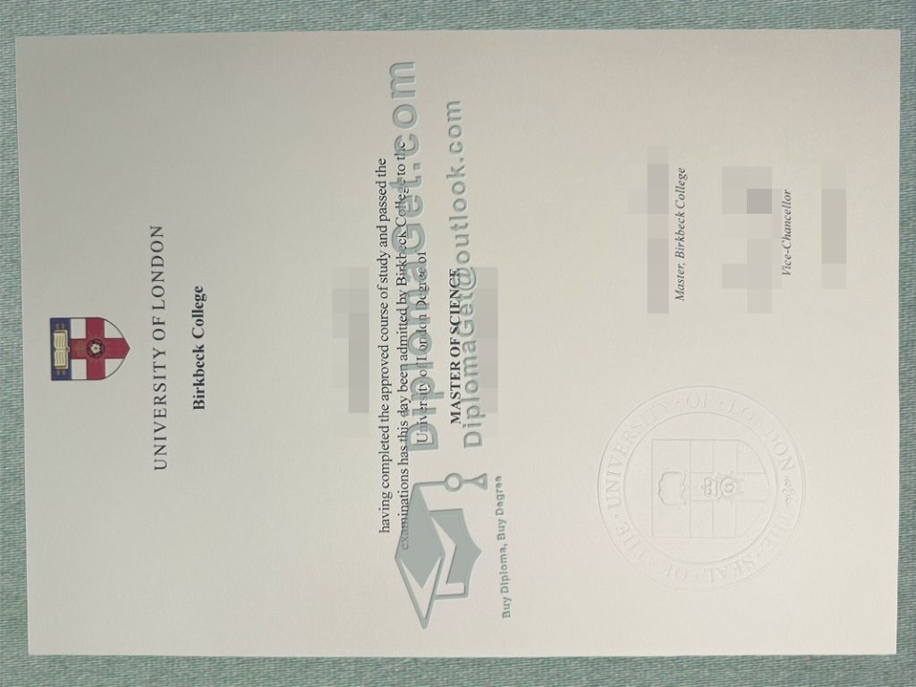 伦敦大学伯贝克学院文凭, Birkbeck College University of London Degree