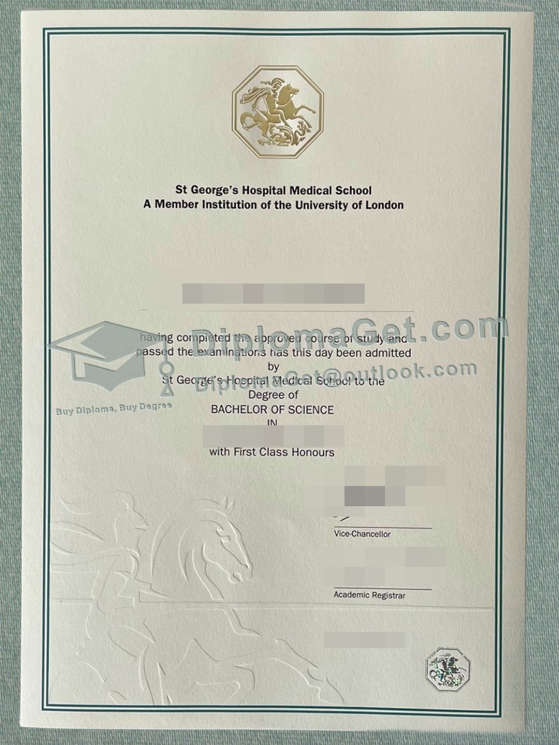 伦敦大学圣乔治学院文凭 ,St George's Diploma From University of London