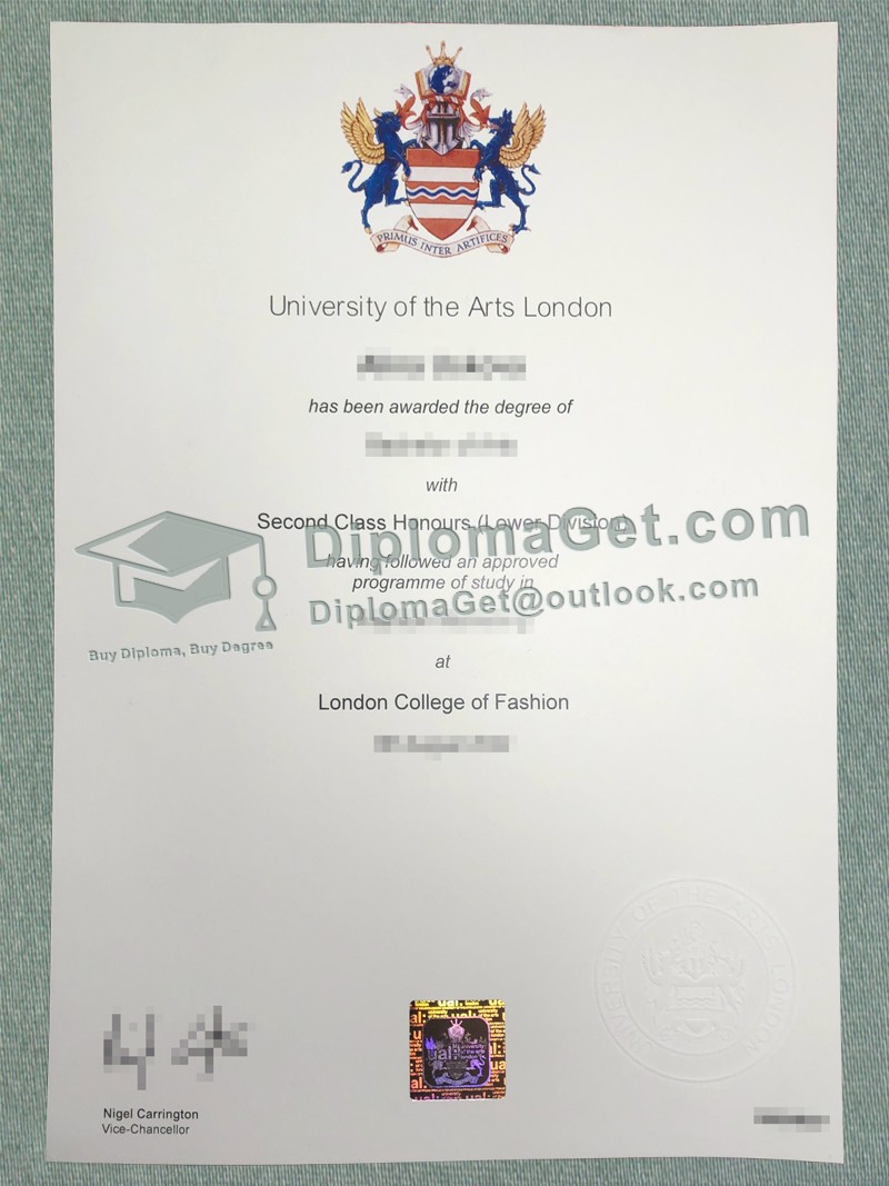伦敦艺术大学文凭, University of the Arts London Degree