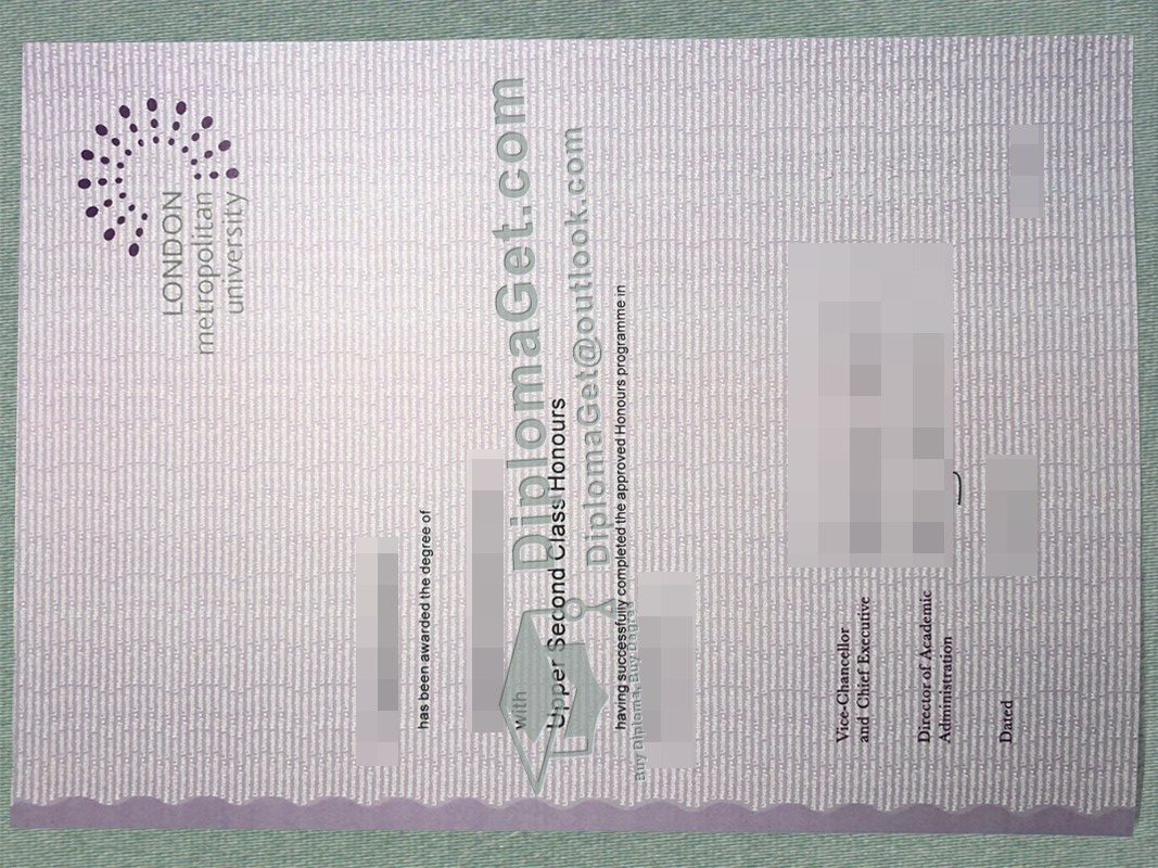 伦敦都会大学文凭, LONDON metropolitan University Degree