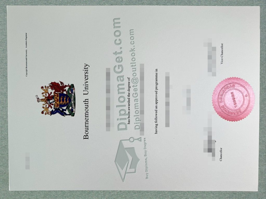 伯恩茅斯大学文凭 Bournemouth University Degree