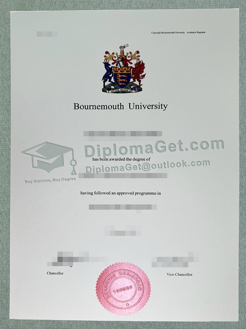 伯恩茅斯大学文凭 Bournemouth University Degree