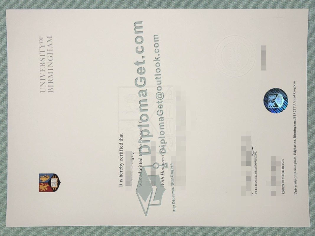 伯明翰大学文凭 University of Birmingham Degree