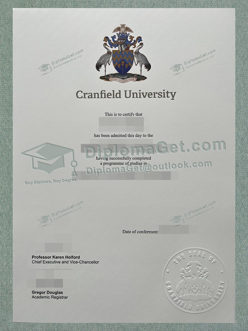 克兰菲尔德大学文凭, Cranfield University Degree