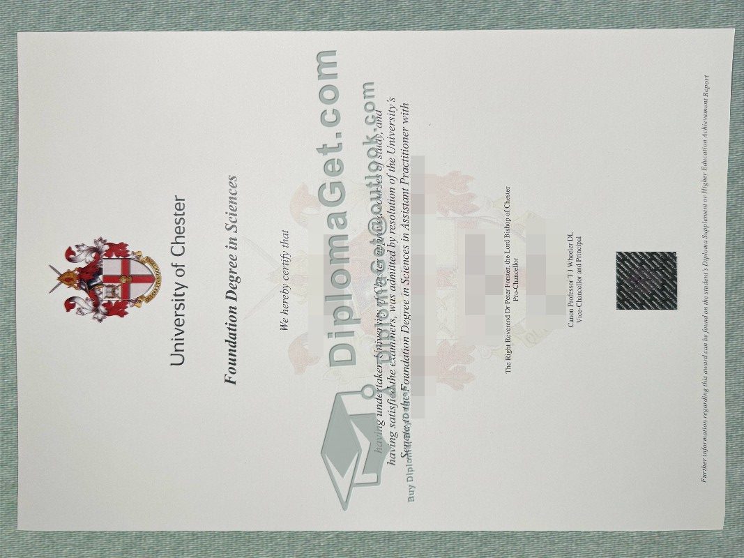 切斯特大学文凭, University of Chester Degree