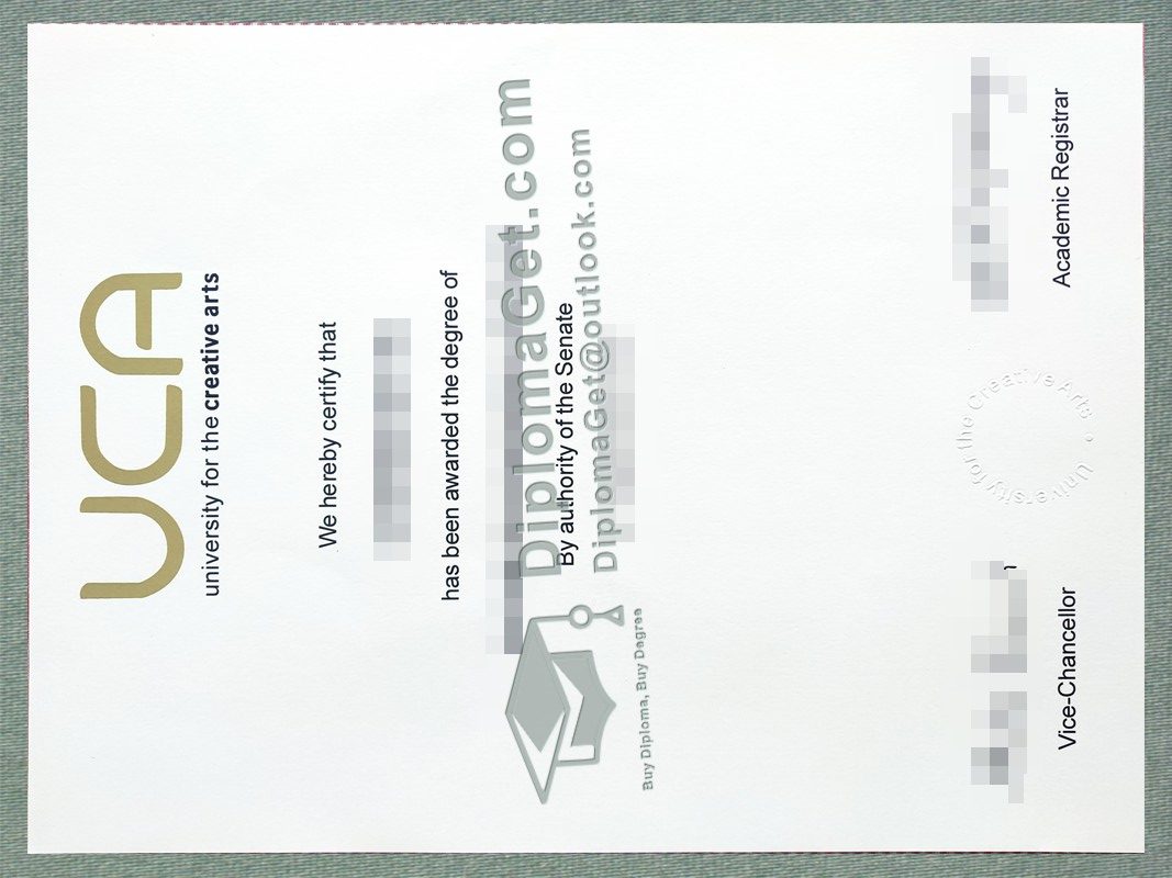 创意艺术大学文凭 University for the Creative Arts Degree