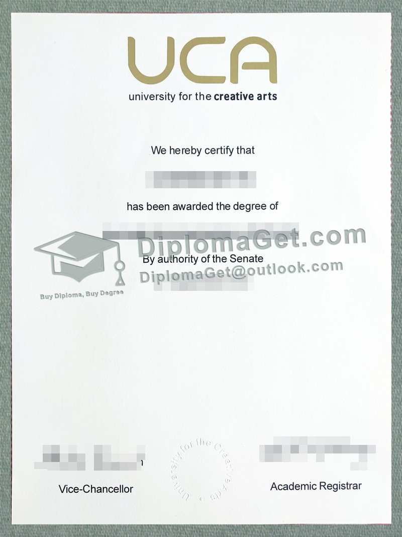 创意艺术大学文凭 University for the Creative Arts Degree