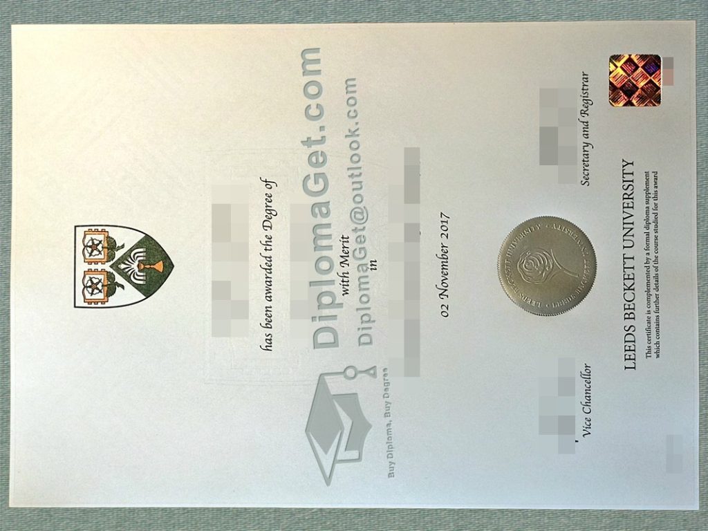 利兹贝克特大学文凭, Leeds Beckett University Degree