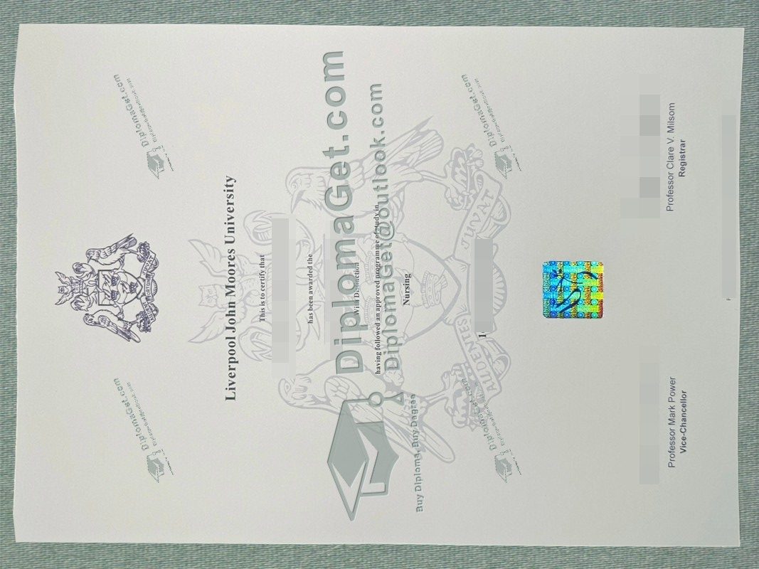 利物浦约翰摩尔斯大学文凭, Liverpool John Moores University Degree