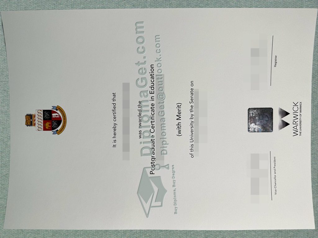 华威大学文凭, University of Warwick Diploma
