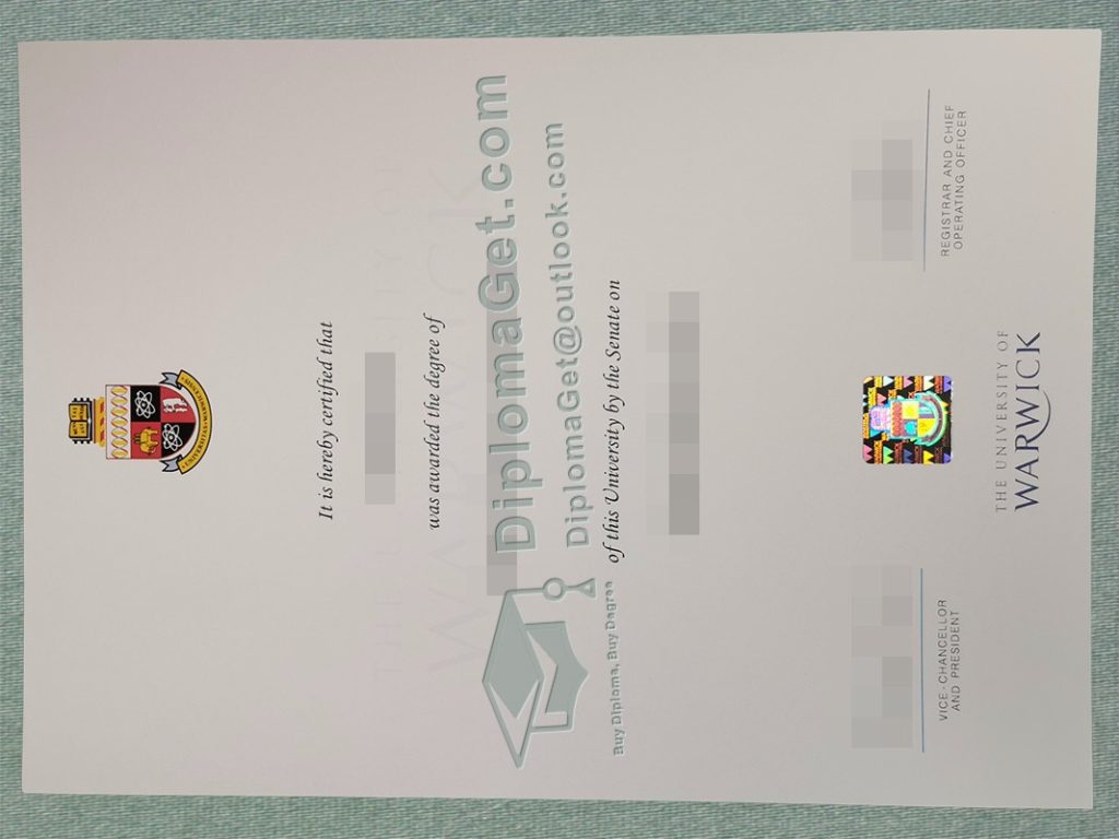 University of Warwick Degree, 华威大学文凭