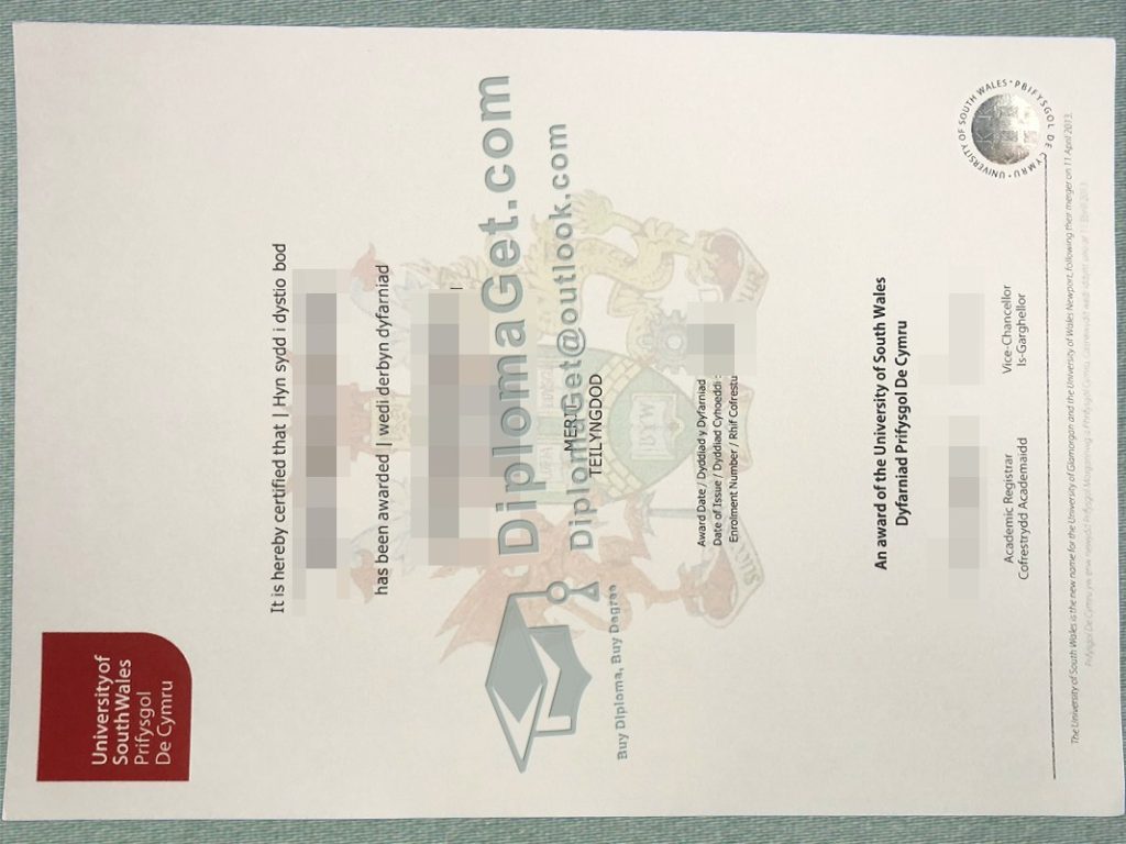 南威尔士大学文凭, University of South Wales Degree
