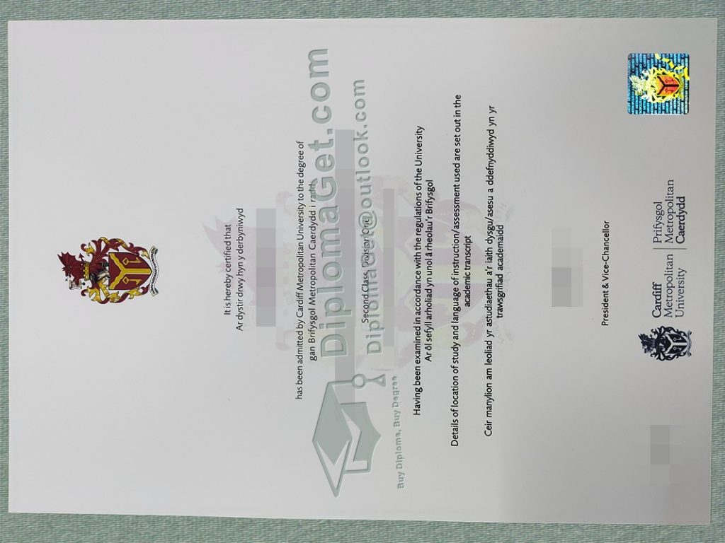 卡迪夫城市大学文凭, Cardiff Metropolitan University Degree