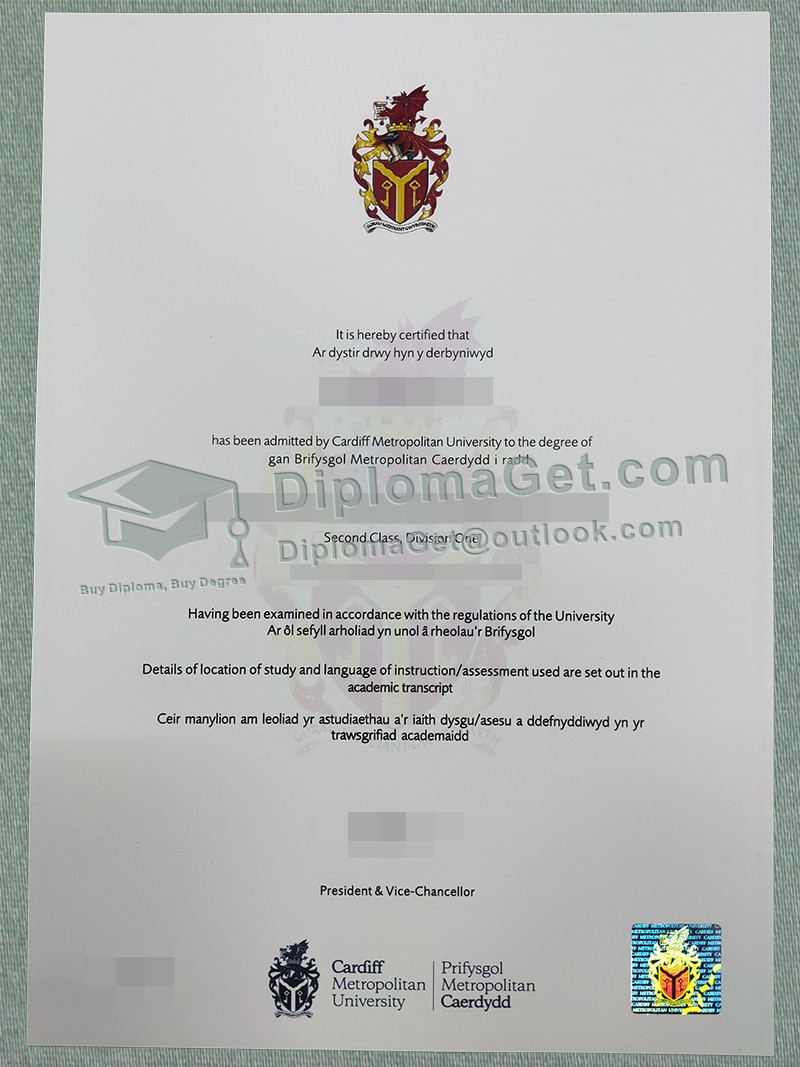 卡迪夫城市大学文凭, Cardiff Metropolitan University Degree