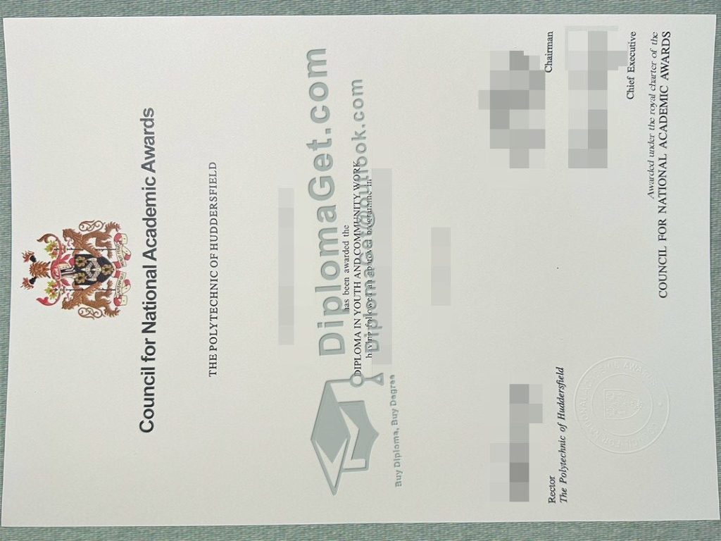 哈德斯菲尔德大学文凭 Council for National AcademicAwards