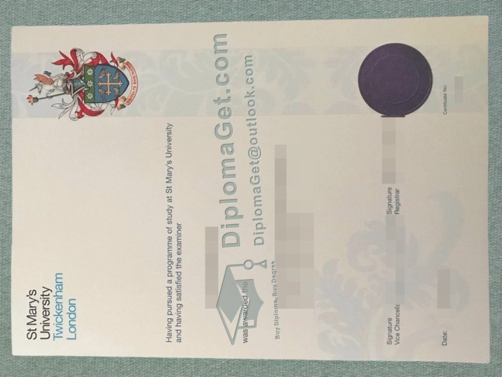 圣玛丽大学特威克纳姆文凭, Saint Mary's University Twickenham London Degree
