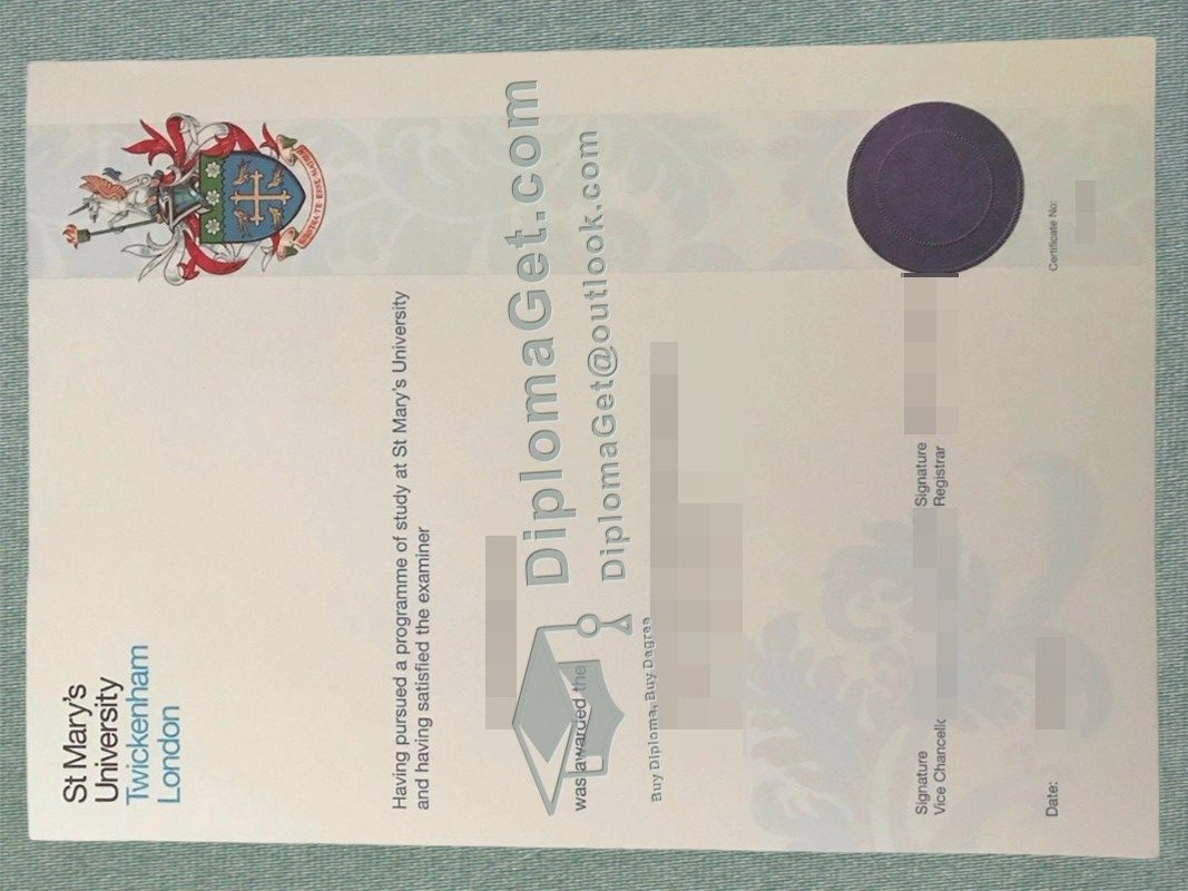 圣玛丽大学特威克纳姆文凭, Saint Mary's University Twickenham London Degree