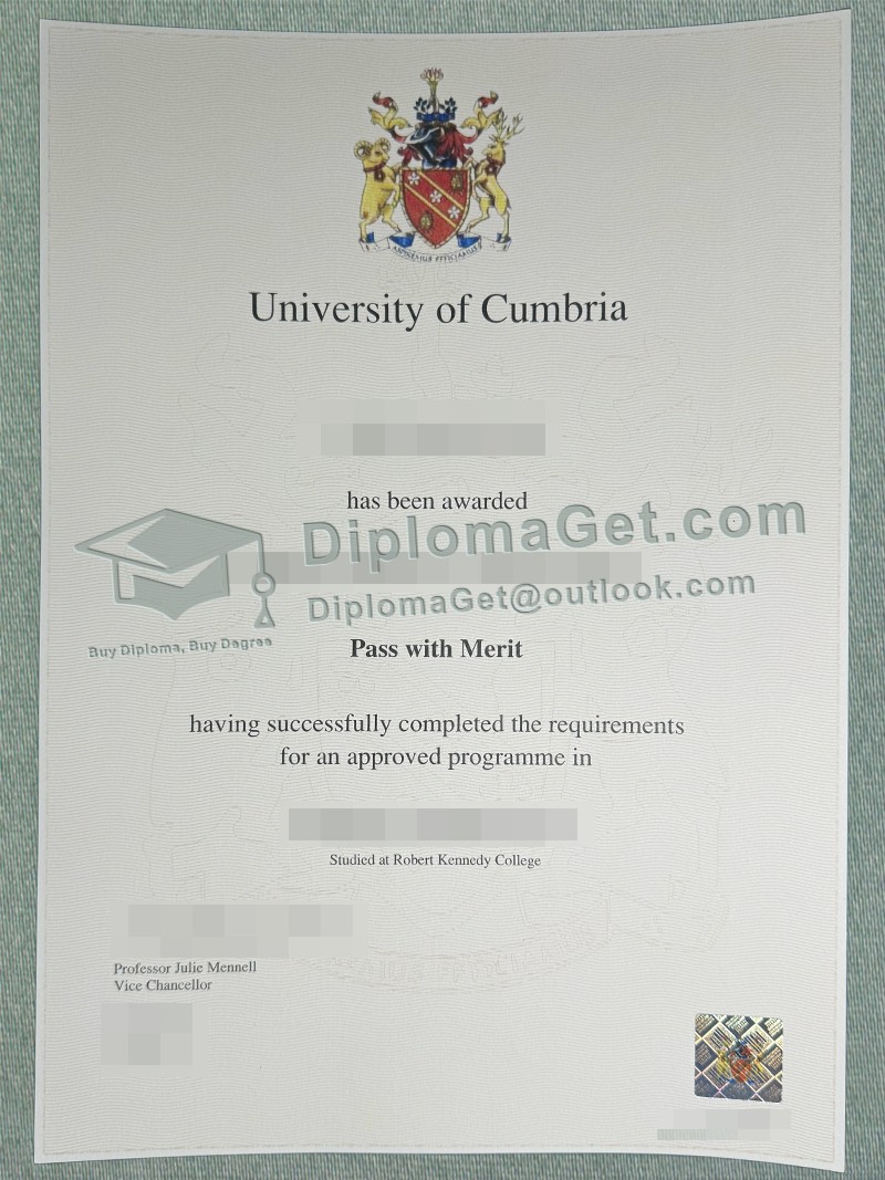 坎布里亚大学文凭, University of Cumbria Degree