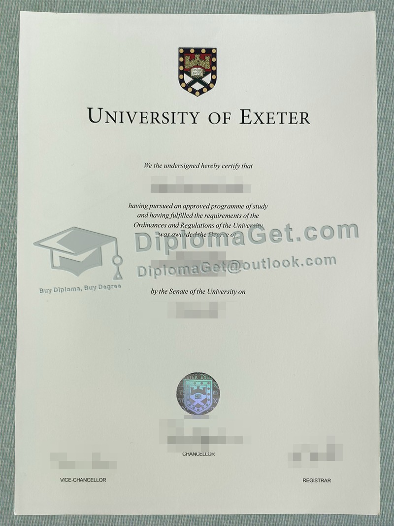 埃克塞特大学文凭 University of Exeter Degree
