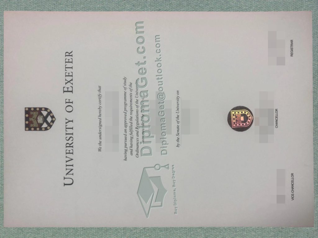 埃克塞特大学文凭, University of Exeter Degree
