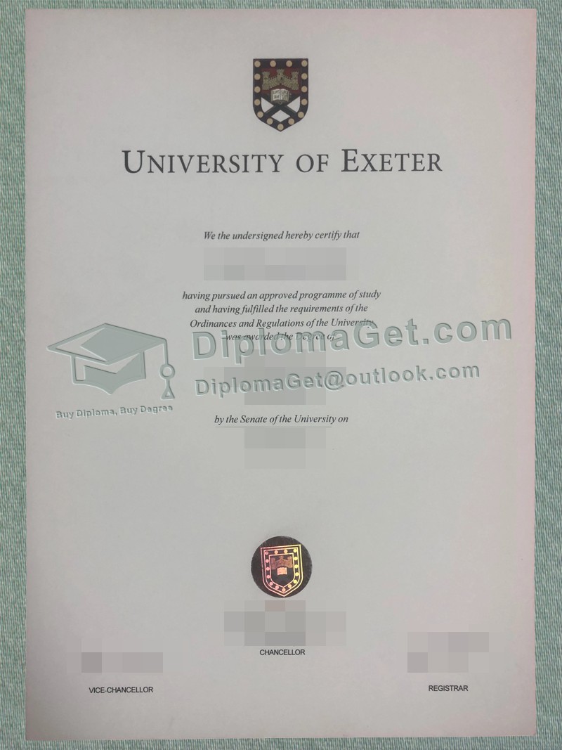 埃克塞特大学文凭, University of Exeter Degree