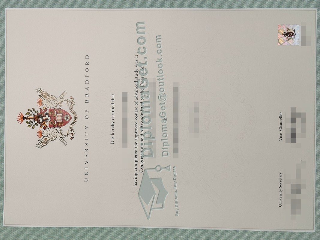 布拉德福德大学文凭 University of Bradford Degree